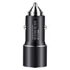ACC-198 PD 20W + QC3.0 38W Dual Ports Metal Car Charger (Black)