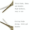 Stainless Steel Eiffel Tower Scissors Handmade Thread Tea Bag Scissors(Rose Gold)