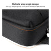 OUMANTU 903 Oxford Cloth Chest Bag Business Casual One-shoulder Crossbody Bag(Black)