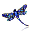 Vintage Classical Dragonfly Pattern Rhinestone Brooch