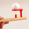 Classic Wooden Games Floating Blow Pipe & Balls Blowing Toy for Children
