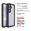 For Samsung Galaxy S24 FE 5G RedPepper Shockproof IP68 Waterproof PC Hybrid TPU Phone Case(Black)