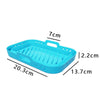For Ninja DZ201 Air Fryer Silicone Mat Foldable Reusable Basket Tray(Blue)