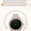 V66 1.28inch BT5.0 Smart Watch Support Heart Rate/ Sleep Detection, Style:Steel Strap(Gold)
