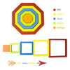 DIY Creative 3D Wooden Puzzle Geometry Shape Puzzle Children Educational Toys(Quadrilateral)