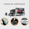 4.0 inch IPS Screen 5.0 Mega Pixels 170 Degrees Wide Angle Full HD 1080P 3 Channels Video Car DVR, Support Night Vision Fill Light / Reversing Visual / TF Card(32GB Max) / G-sensor / Motion Detection