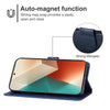 For Xiaomi Redmi Note 13 5G Leather Phone Case(Blue)