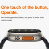 T800 Ultra 1.99 inch Silicone Band Smart Watch Support Heart Rate / ECG (Black)