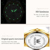 OLEVS 5563 Women Luminous Waterproof Quartz Watch(Gold)