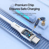 DUZZONA A11 PD65W 480Mbps Type-C to Type-C Fast Charging Cable, Length:1m(White)