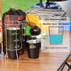 4 In 1 Set COOL CAMP CF-519 Outdoor Camping 304 Stainless Steel Coffee Cup Thermal Insulation Anti-Scald Double Vacuum Mugs