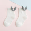 Girls Fashion Personality Wings Socks Baby Cotton Socks, Color:White(S)