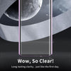 For Samsung Galaxy S25 Ultra 5G MagSafe Magnetic HD Frosted Tempered Glass Holder Phone Case(Purple)