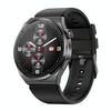 KT62 1.36 inch TFT Round Screen Smart Watch Supports Bluetooth Call/Blood Oxygen Monitoring, Strap:Silicone Strap(Black)