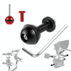 Ball Head Adapter Adjustable Screw Fixed Mount  Camera Underwater Diving Photography Lights Bracket(1/4 Inch  Black)