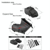 Rhinowalk MT1428 Large-capacity Waterproof and Wear-resistant Motorcycle Double-side Bag(Black)