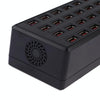100W 24 USB Ports Fast Charger Station Smart Charger with LED Indicator AC 100-240V, US Plug(Black)