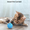 C2 Self-Rolling Cat Toy Ball, 5.5cm, Blue, USB Rechargeable, LED Light