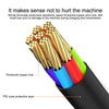 IVON CA87 USB to 8 Pin TPE Fast Charge Data Cable, Cable Length: 1m(White)