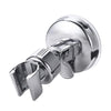 Shower Head Handset Holder Chrome Bathroom Wall Mount Adjustable Suction Bracket(Fully Plated)