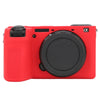 For Sony ILCE-6700 / A6700 Glossy Soft Silicone Protective Case(Red)