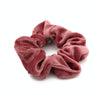 5 PCS Velvet Solid Color Elastic Hair Bands Ponytail Holder Scrunchies Tie Hair Rubber Band Headband(Pink)