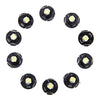 10 PCS 0.5W T4.2 Wedge Instrument Panel LED Light Dashboard Gauge Cluster Indicator Lamp Bulb(White Light)