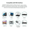 100pcs /Pack Cat6e Unshielded Pass Through RJ45 Connector Modular Plug
