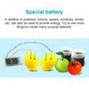 DIY Novel Green Science Potato Digital Clock Educational Kit with 2 inch LCD Screen (Potato NOT Included)(White)