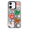 For iPhone 12 Christmas Series PC Full Coverage Pattern Phone Case(CK051 Black)