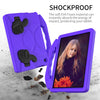 For Lenovo Tab M10 HD 10.1 TB-X505F/X505N EVA Shockproof Tablet Case with Thumb Bracket(Purple)