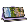 For Samsung Galaxy S22 5G Nine-card Slots Zipper Wallet Bag Leather Phone Case(Purple)