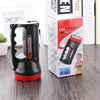 5W Rechargeable Strong LED Flashlight 2-Modes Outdoors Searchlight