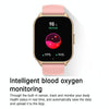 Blood Oxygen / Sleep / Heart Rate Health Monitoring Smart Watch Square Sports Watch(Silver Gray)