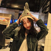 Funny Shark Shape Hat Plush Hat, Size: One Size(Will Not Move)