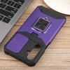 For Samsung Galaxy A16 5G / 4G Camera Shield Card Slot PC Hybrid TPU Phone Case(Purple)