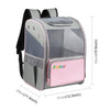 FUNADD Foldable Cat Backpack Carrier - Pink - Breathable Mesh