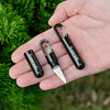 Keychain Pendant Small Knife Portable Art Cutting Knife(Aluminum Alloy Black)