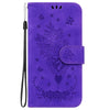 For Samsung Galaxy A26 5G Butterfly Rose Embossed Leather Phone Case(Purple)