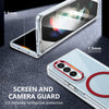 For Samsung Galaxy Z Fold3 5G lce Folding Series MagSafe Integrated Clear PC Phone Case(Red)