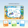 Children Miracle Magic Water Canvas Color Writing Graffiti Blanket(100cm x 70cm)