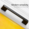 6613-320 Simple Cabinet Door Handle Drawer Wardrobe Zinc Alloy Handle (Black Red)