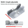 Single Slot Laptop Vertical Storage Stand Aluminum Alloy Adjustable Mobile Phone Tablet Desktop Holder, Size: Small Silver