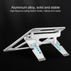 COOLCOLD U2S Portable Foldable Hollow Double Triangle Height Adjustable Aluminum Alloy Bracket for Laptop