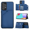 For Samsung Galaxy A73 5G Skin Feel PU + TPU + PC Phone Case(Blue)