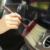 Wood Lengthening Handle Dust Brush Car Vent Internal Decoration Soft Brush