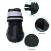 Waterproof Dog Boots, Size 7 (7x5.7cm), Black - Paw Protection