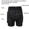 SULAITE GT-305 Roller Skating Skiing Diaper Pants Outdoor Riding Sports Diaper Pad, Size: L(Black)