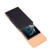 6.5 Inch  Men Vertical Mobile Phone Waist Bag Litchi Pattern Back Clip Buckle Belt Leather Case