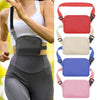 Nylon Waterproof Chest Bag Outdoor Sports Pocket Running Mobile Phone Bag(Pink)